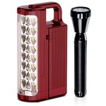 Impex Rechargeable LED Lantern and Flashlight Light Pack - CB 2283 